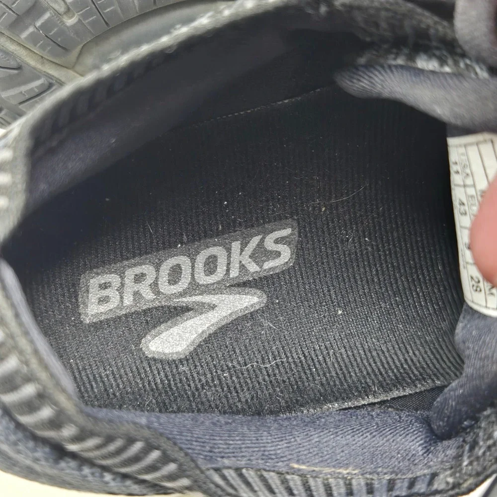Brooks Ricochet Mens Running Shoes Black Grey Silver DNA AMP 1202821B057 Size 11